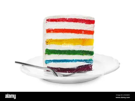 Unleash The Rainbow: Baking Italian Cake Red Green Yellow